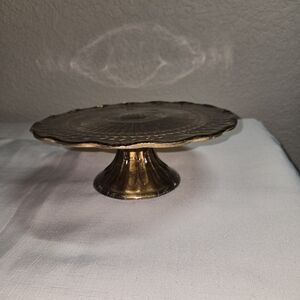 Gold Cake Stand Glass